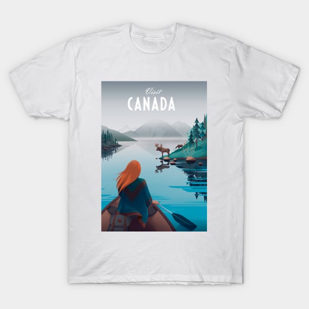Visit Canada T-Shirt by Anniko_story